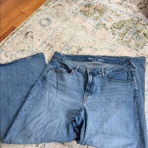 Extra high rise super wide leg